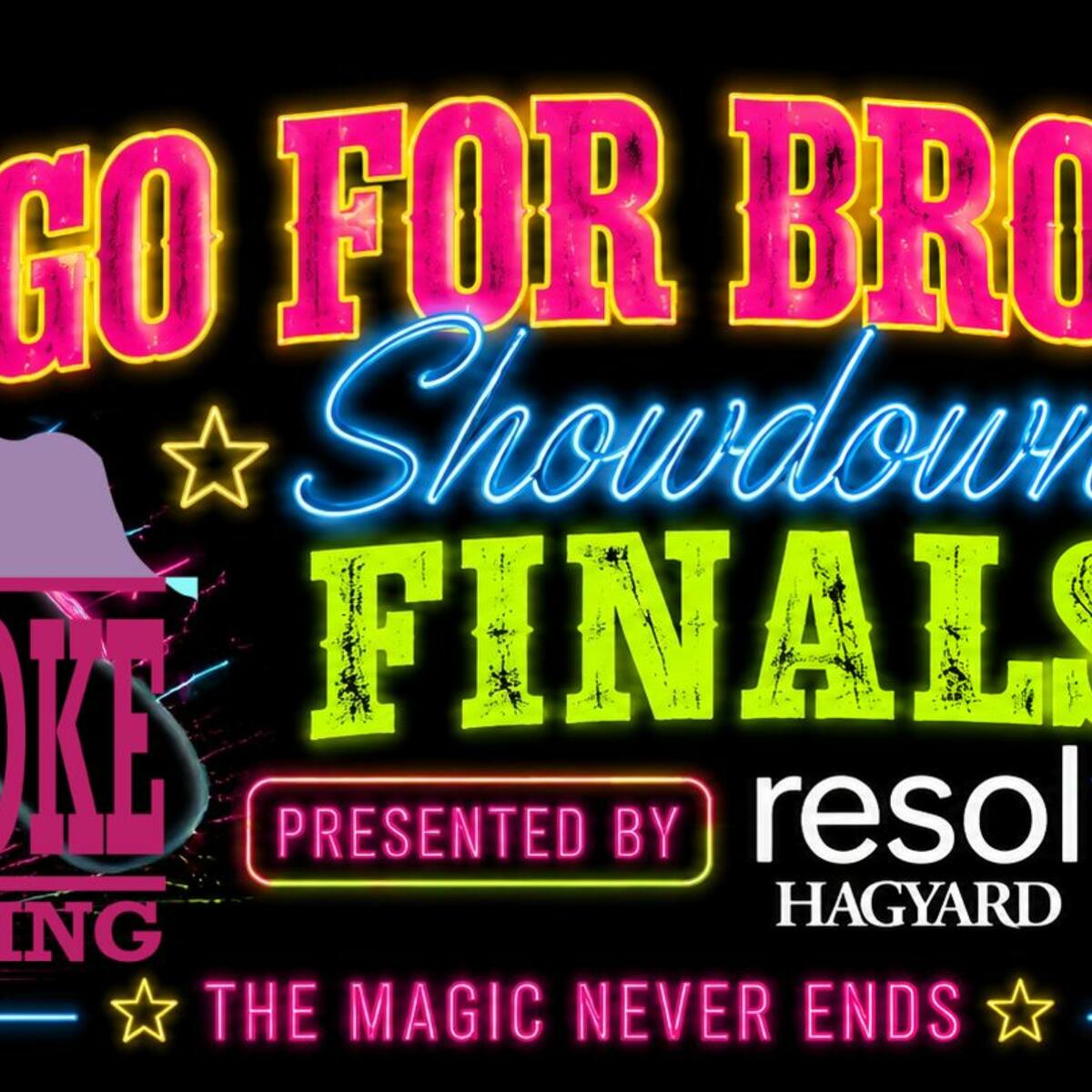 GO FOR BROKE SHOWDOWN FINALS 2026 flyer