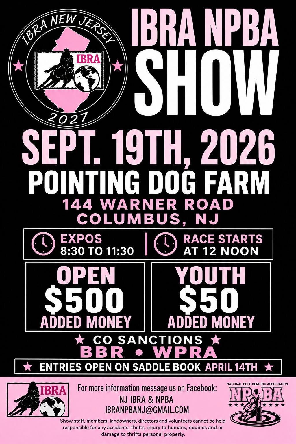 NJ IBRA & NPBA @ Pointing Dog Farm