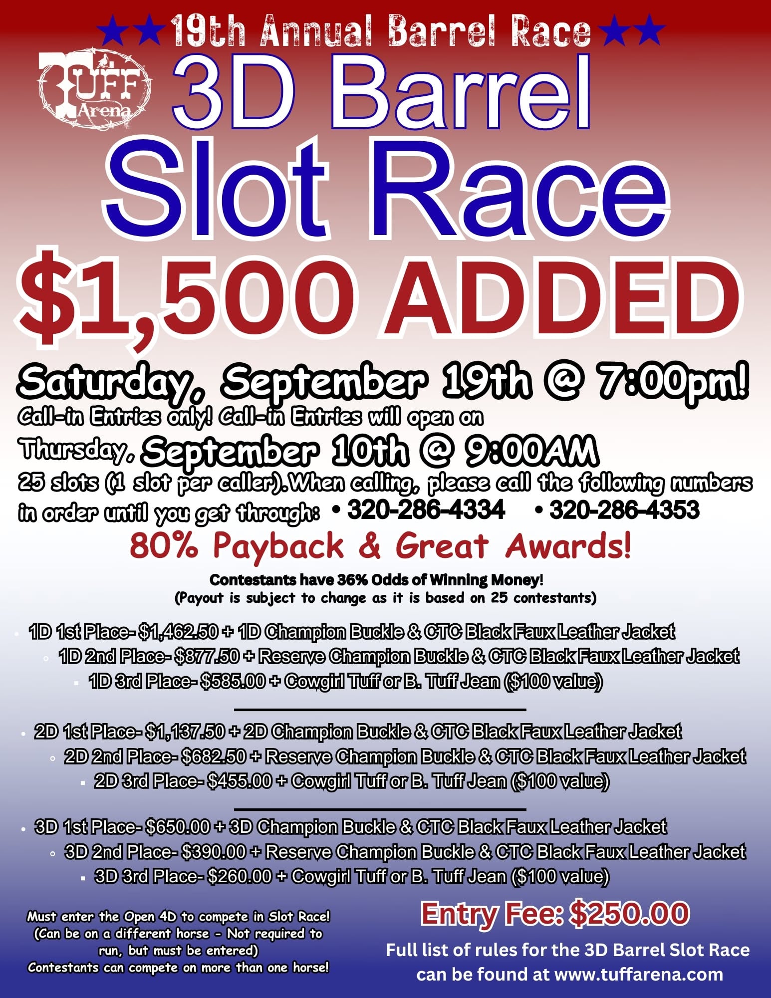 Tuff Arena 19th Annual Barrel Race