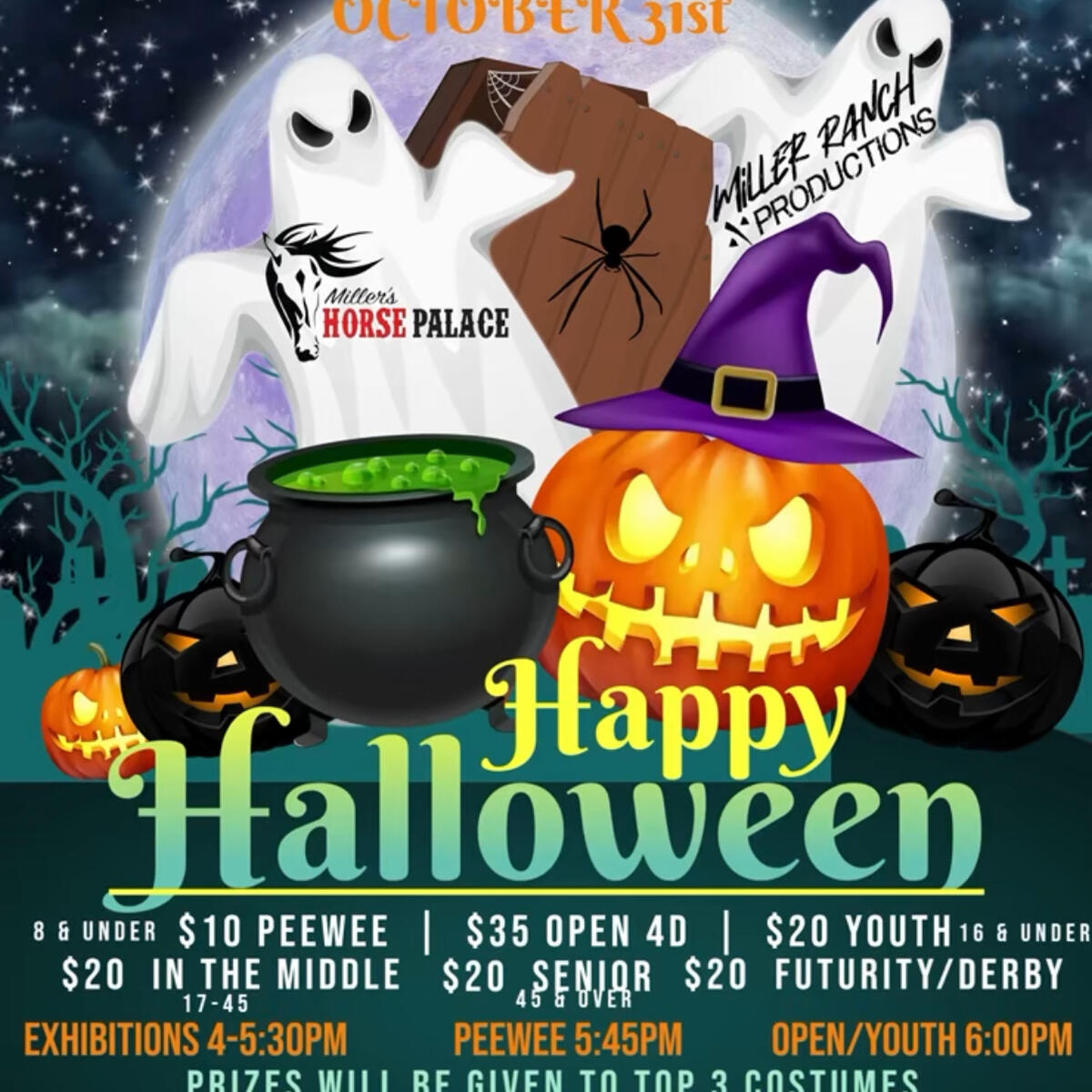 Halloween Bash Winter Series flyer