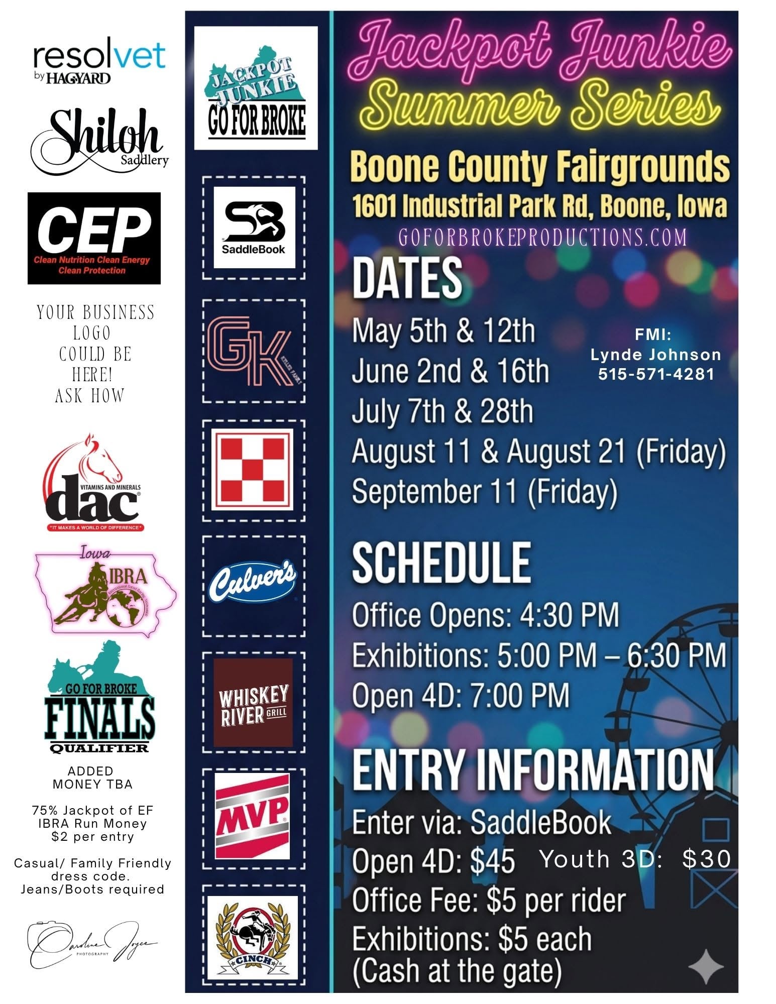 Jackpot Junkie Summer Series 7/7 (BOONE, IOWA) | Go For Broke Productions