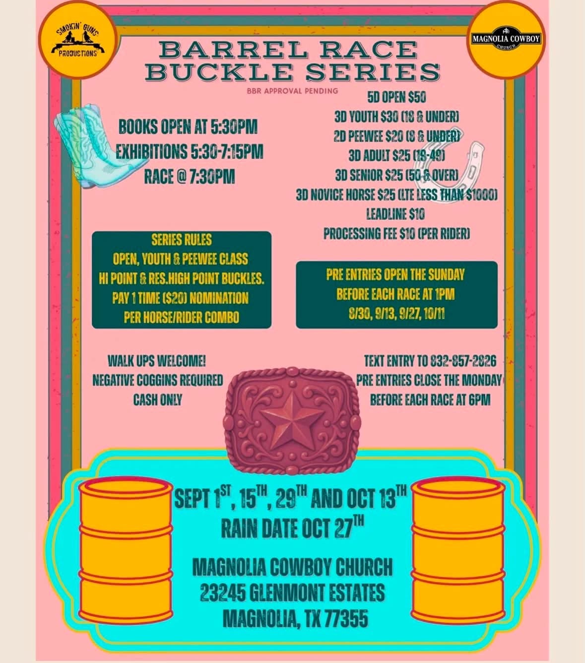 Barrel Race Buckle Series