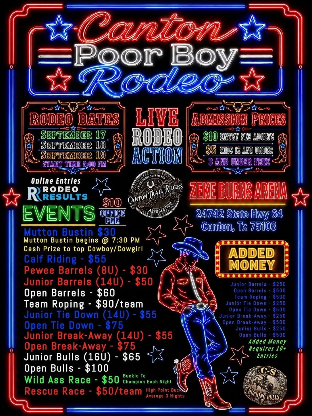 Canton Poor Boys Rodeo & Open Barrels