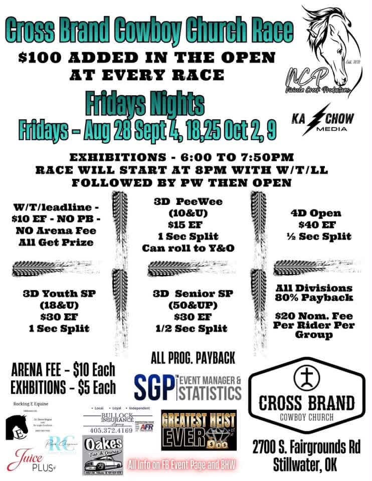 Cross Brand Cowboy Church Race