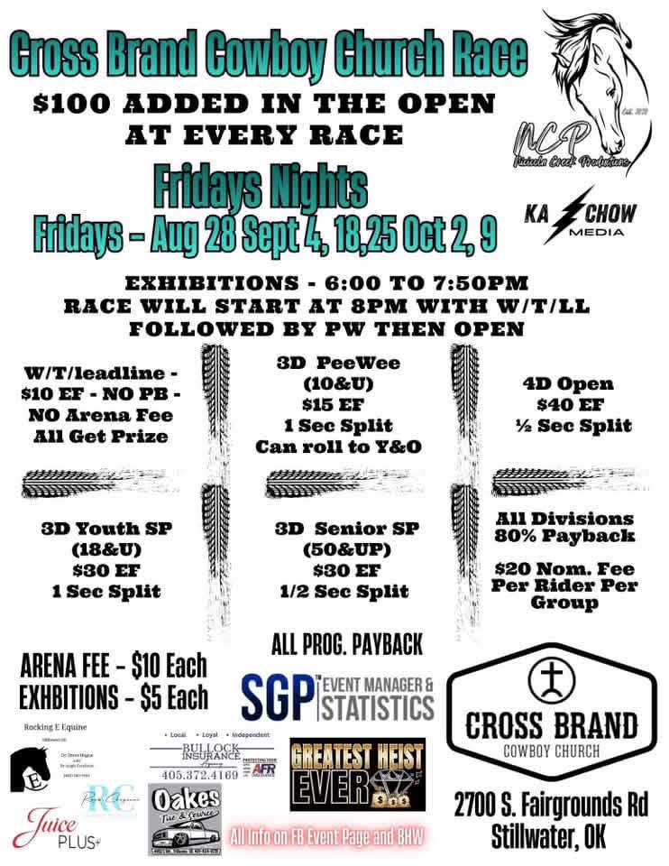 Cross Brand Cowboy Church Race