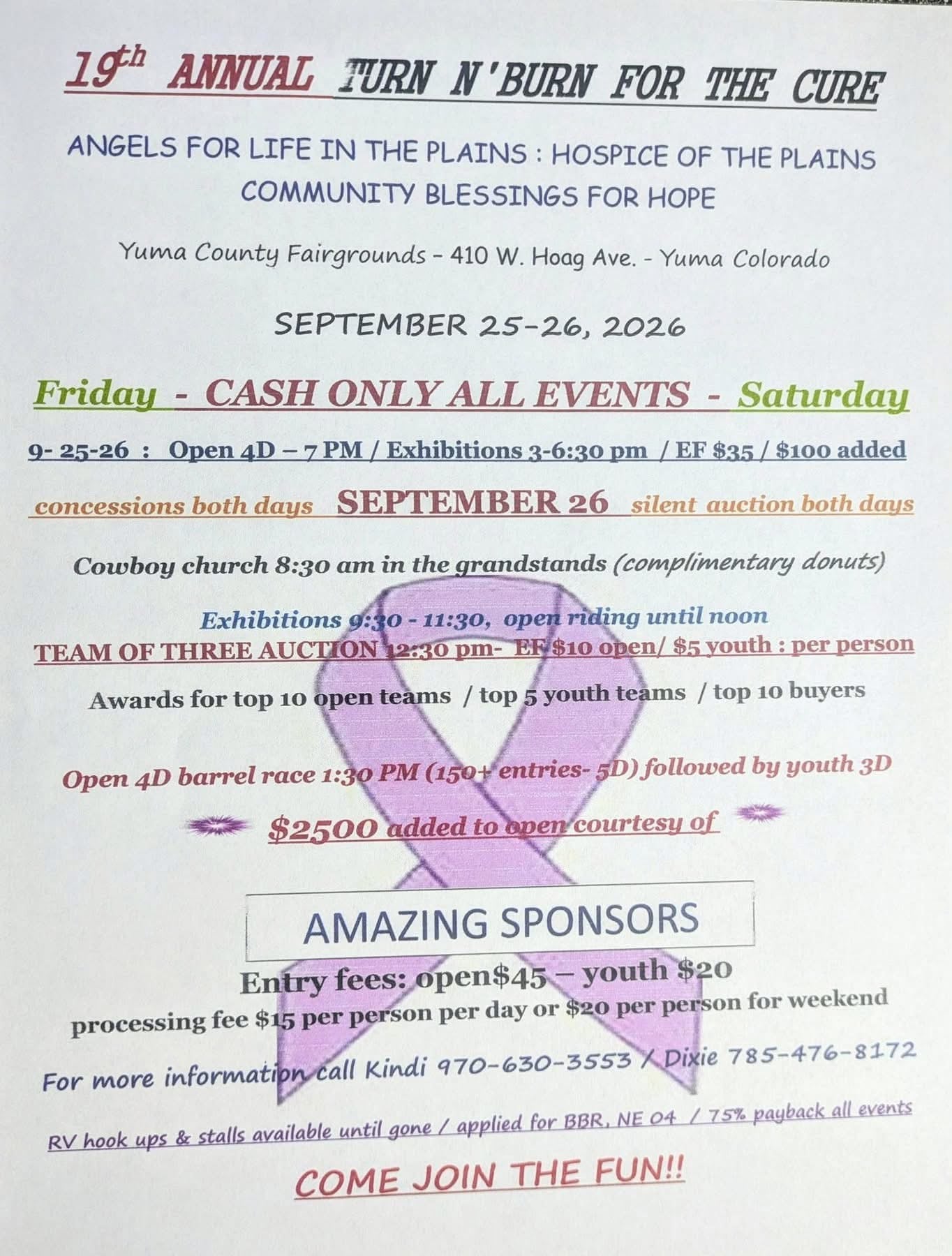 Turn N Burn For The Cure