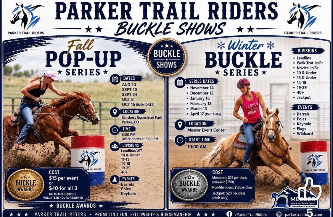 Parker Trail Riders FALL Buckle Series