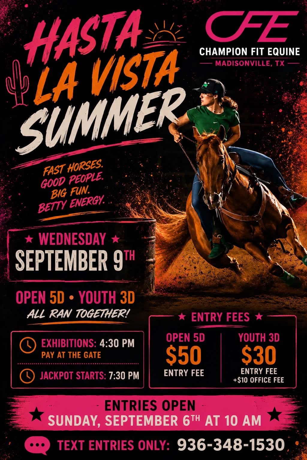 HASTA LA VISTA SUMMER BARREL RACE