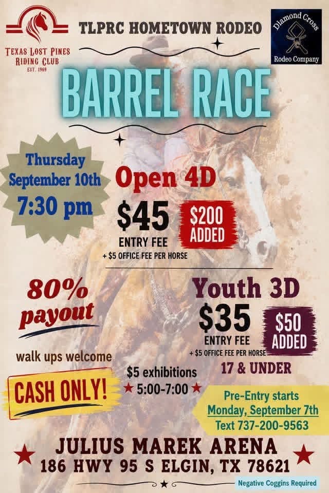 TLPRC Rodeo Barrel Race