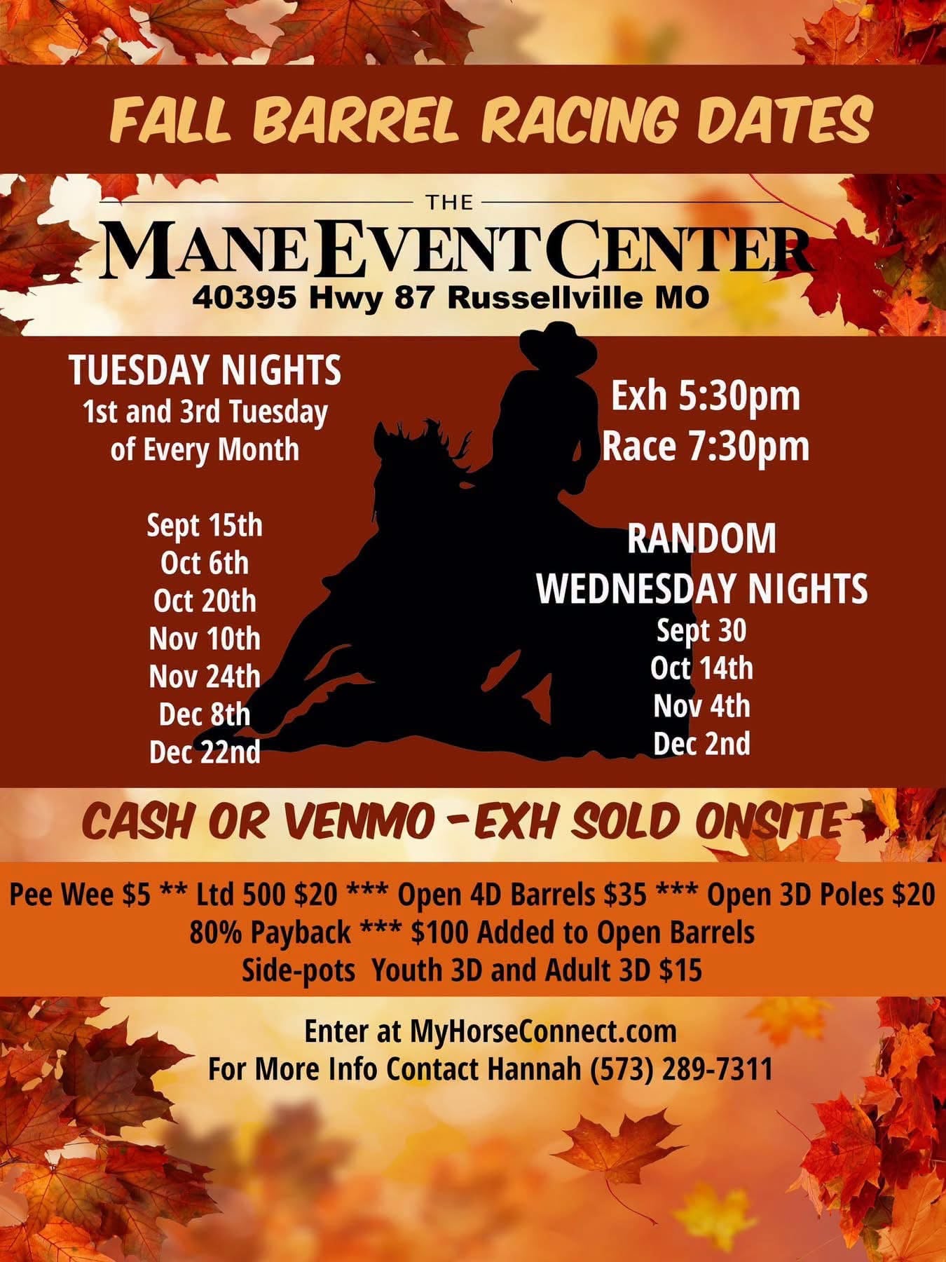 Fall Barrel Racing Series