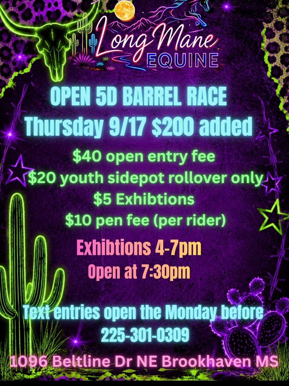 Long Mane Equine Open 5D