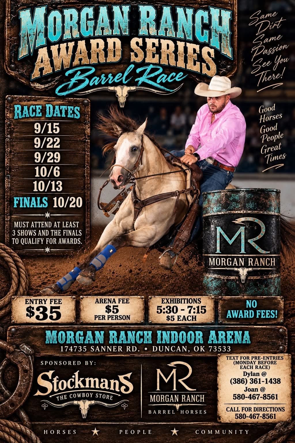MORGAN RANCH AWARD SERIES BARREL RACE