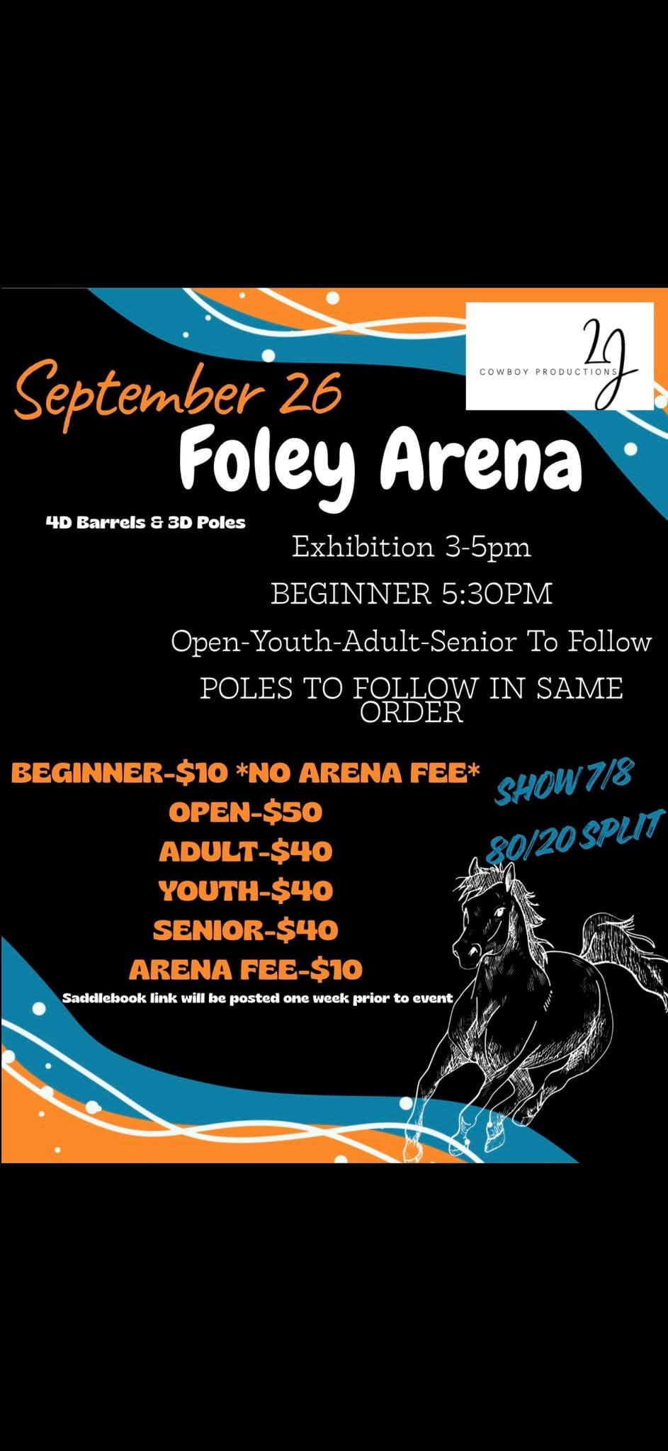 Foley Arena 4D Barrel Race & 3D Poles