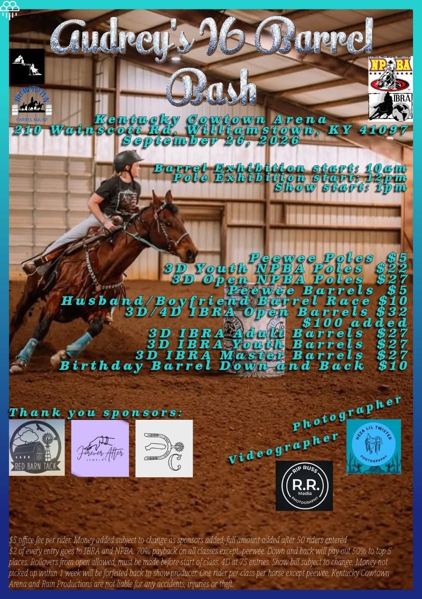 Audrey’s 16 Barrel Bash