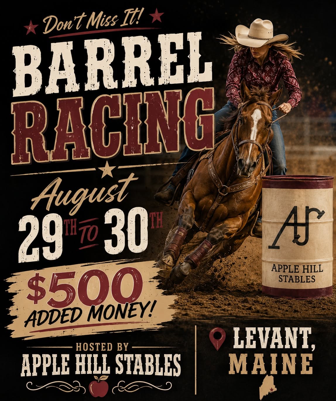 Apple Hill Stables Barrel Racing