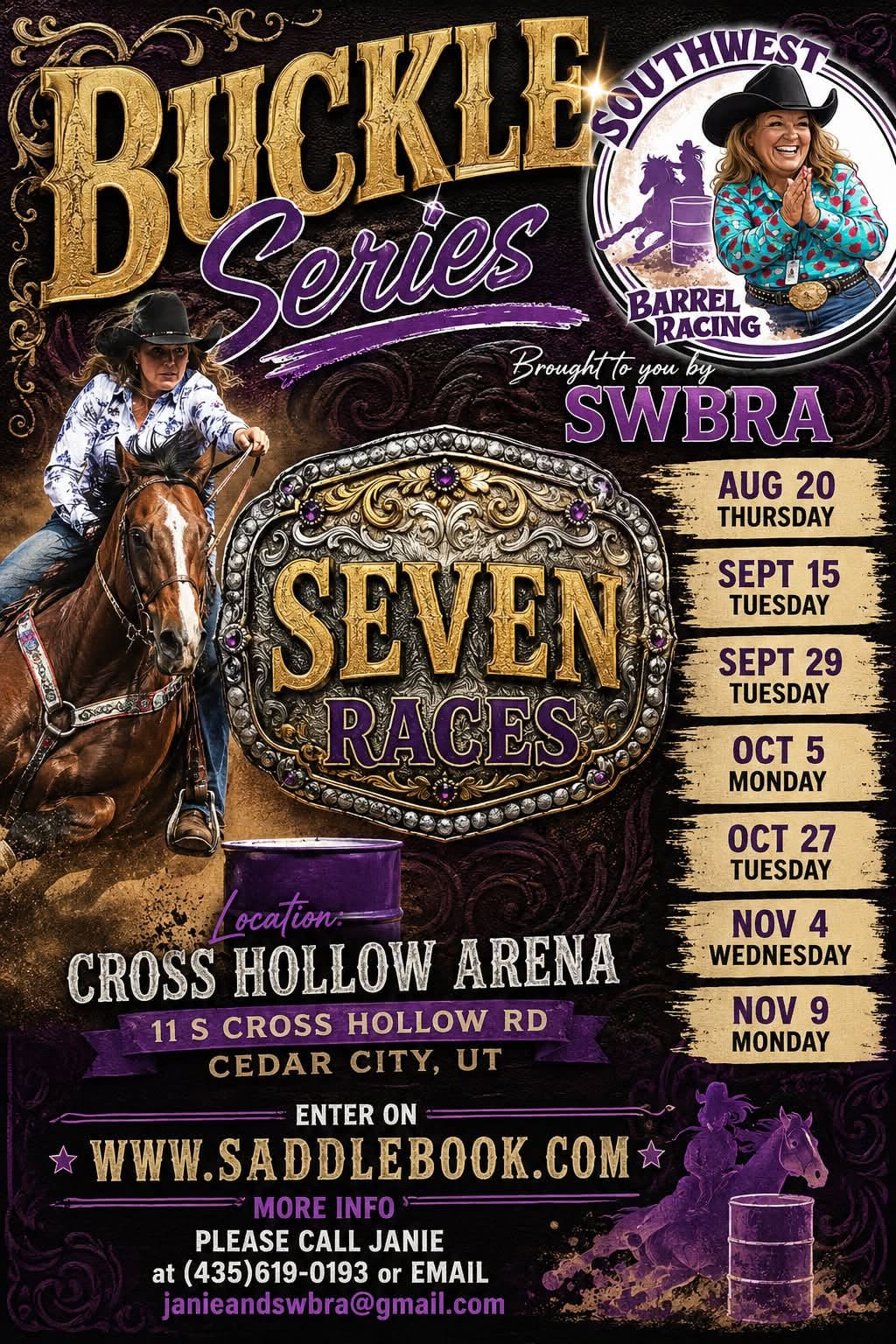 SWBRA Buckle Series #4 flyer