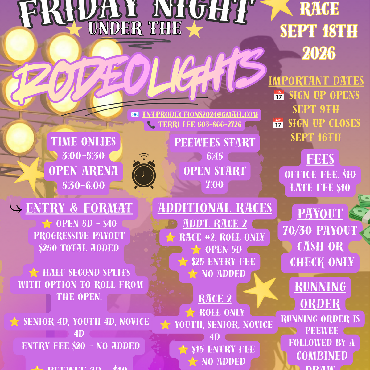 Friday Night Under the Rodeo Lights