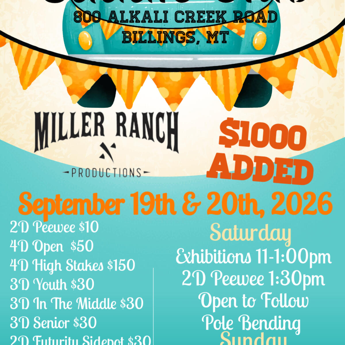 Fall Fortune Barrel Race and & Pole Bending