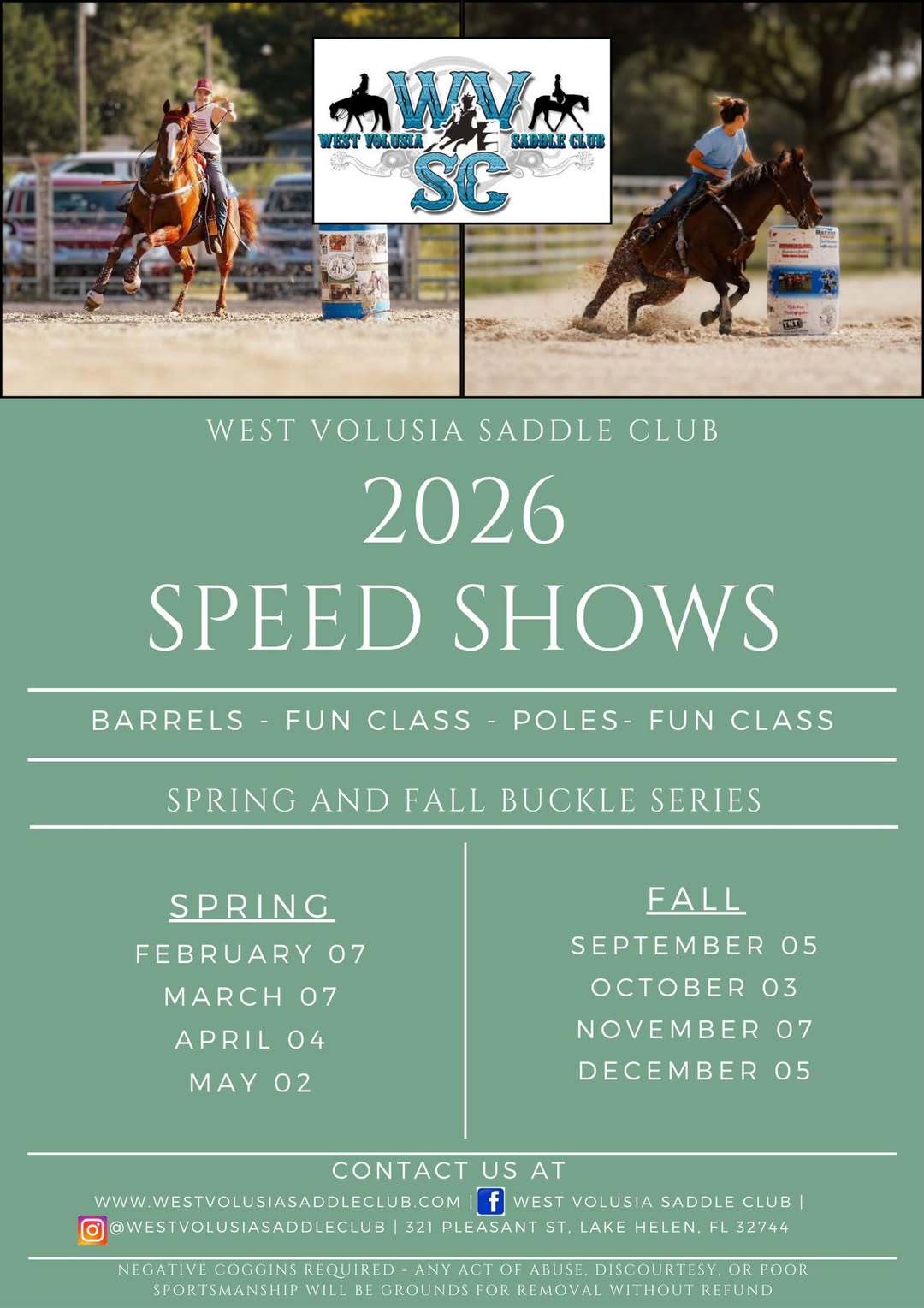 December Speed show flyer