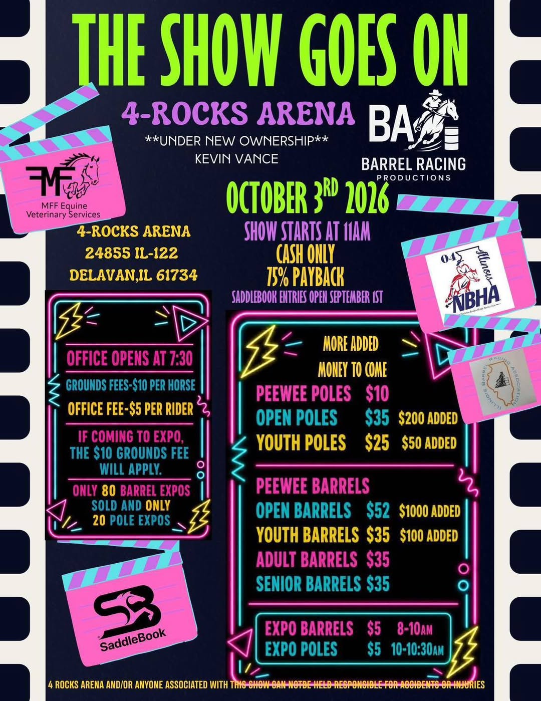 The Show Goes ON flyer