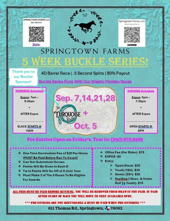 SPRINGTOWN FARMS BUCKLE SERIES