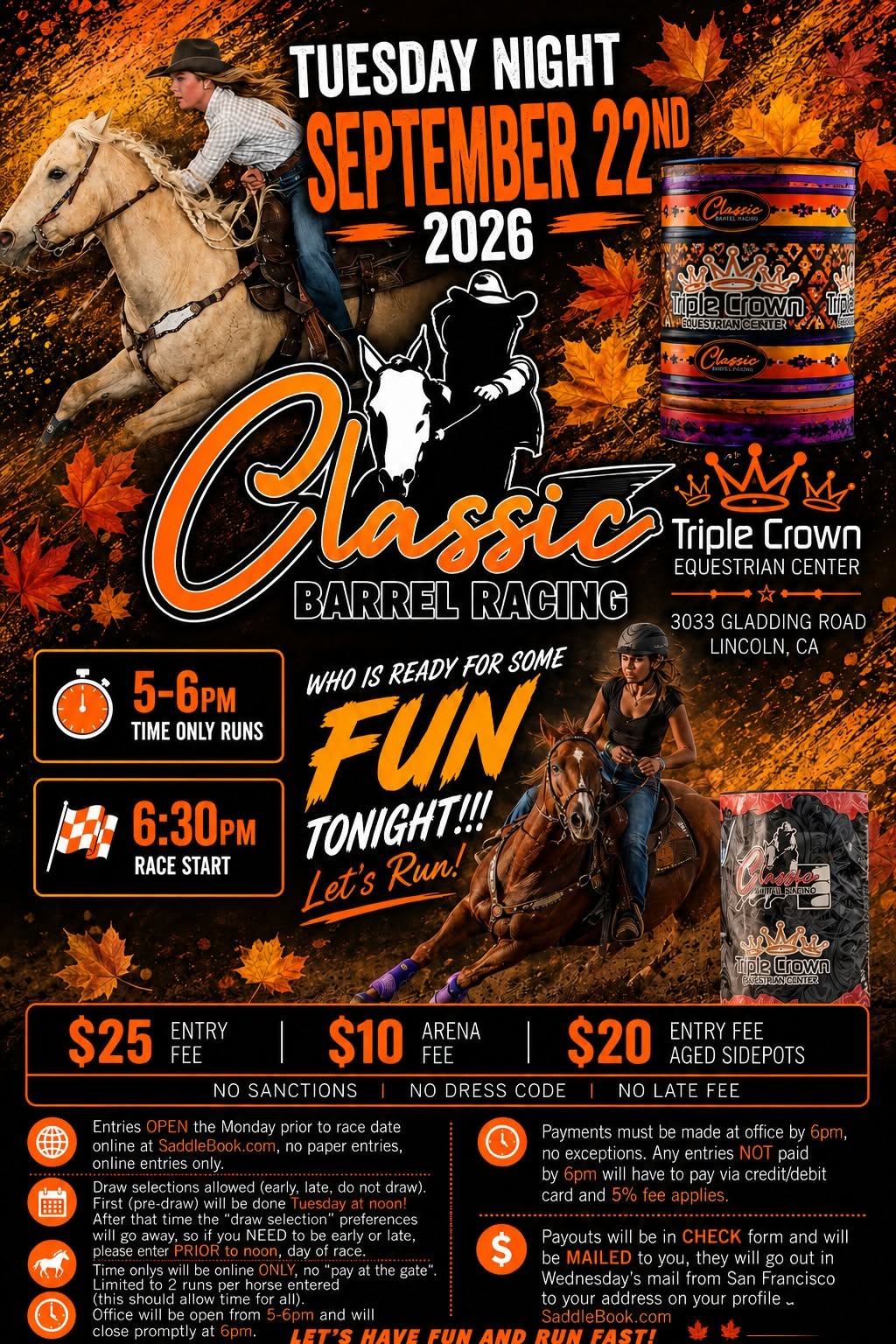 Tuesday Night Barrel Racing