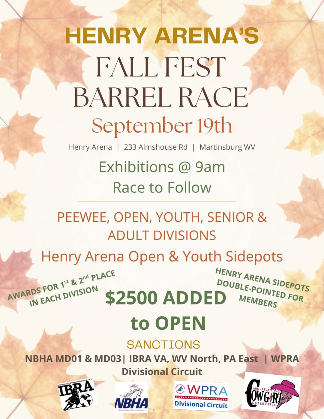 Fall Festival Barrel Race