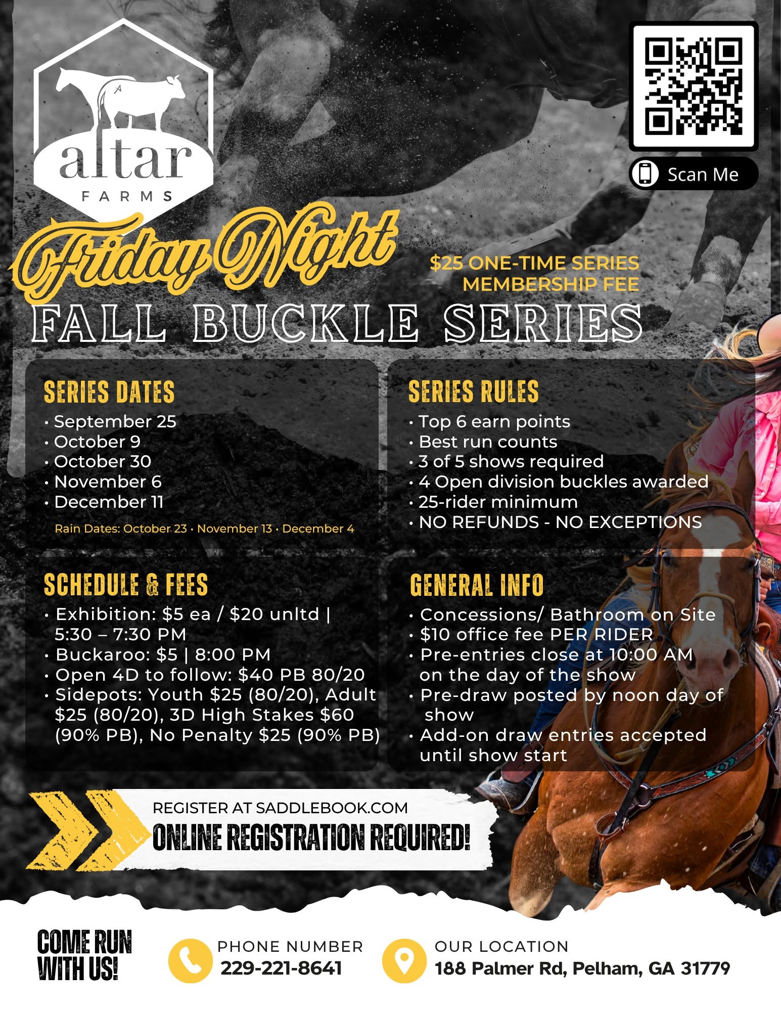 Fall Friday Night Buckle Series #2 flyer