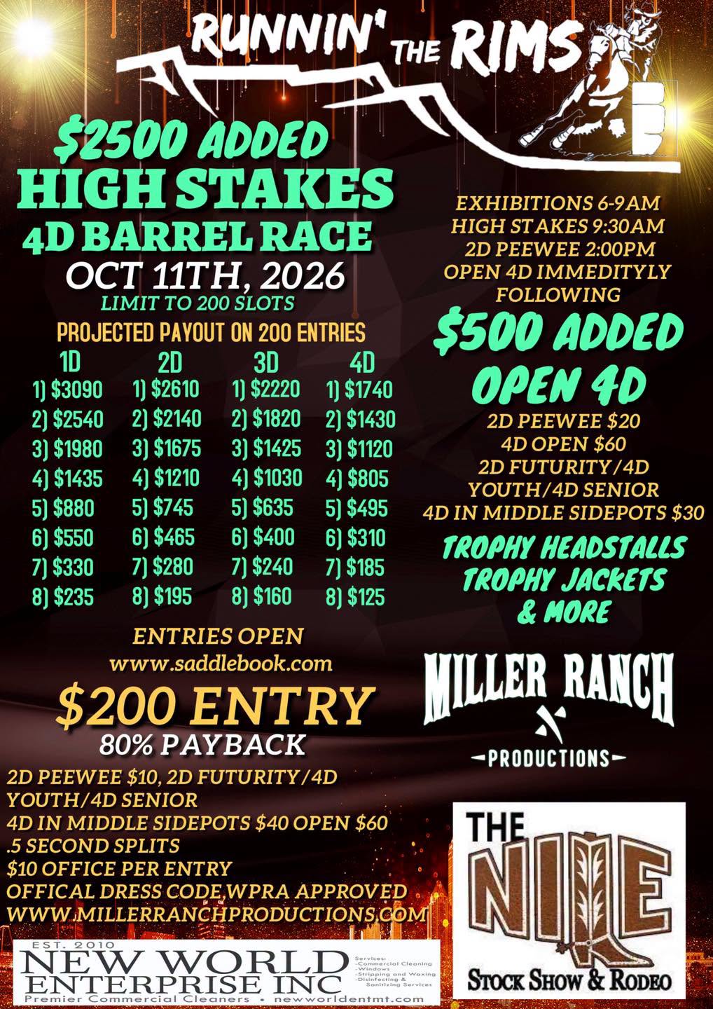 Runnin The Rims flyer