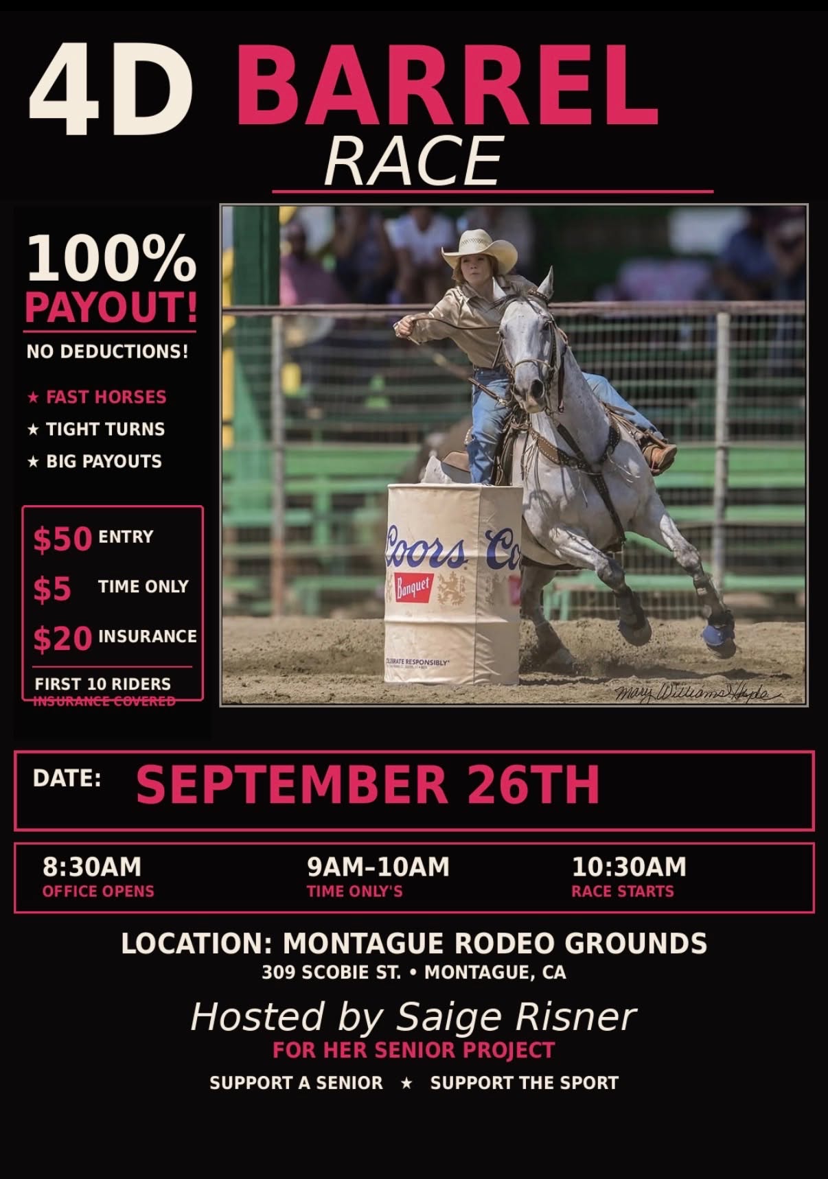 Saiges Senior Project Barrel Race